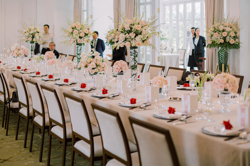 Ceremony and Reception Spaces at Pool House The Park Hyatt Saigon