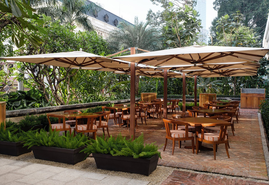 Terrace restaurant at Park Hyatt Saigon